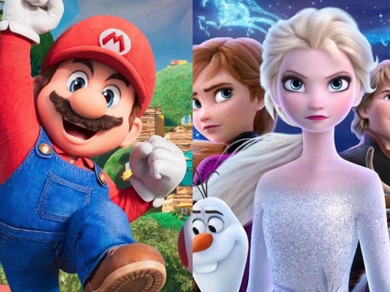 Super Mario Bros tumba a Frozen 2 como el estreno de animación más