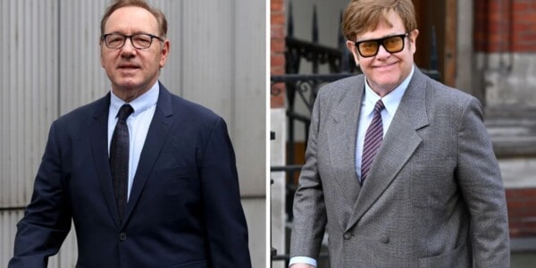 Elton John testifica a favor de Kevin Spacey en el juicio en el que está acusado de abuso sexual   