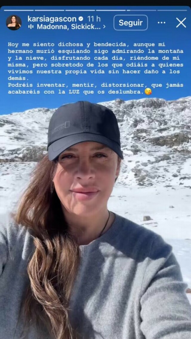 Karla Sofía Gascón y una nueva controversia: un comentario desafortunado sobre la tragedia de los Andes