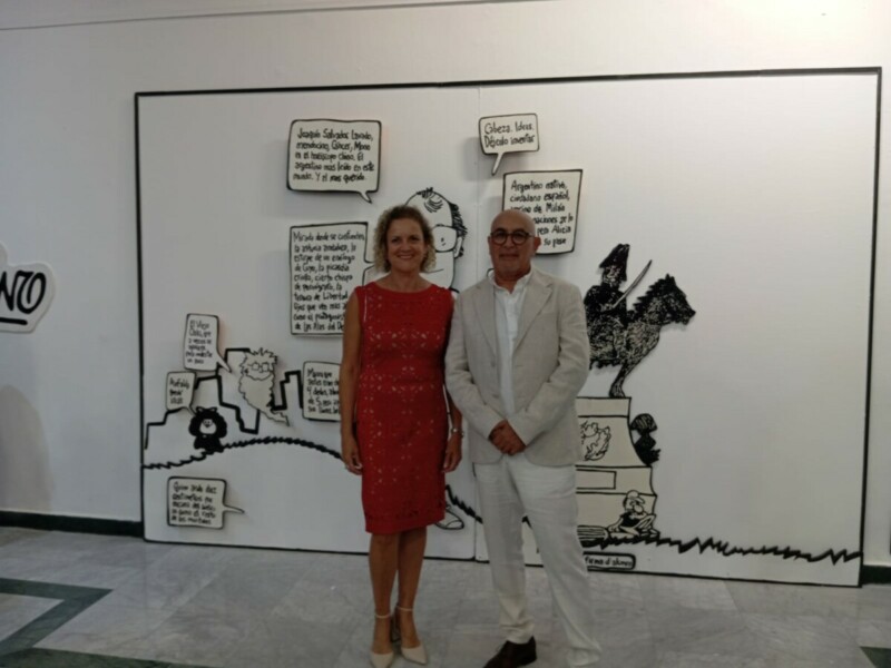 Exposición “El mundo según Mafalda” es inaugurada en la Galería Nacional del Palacio de Bellas Artes